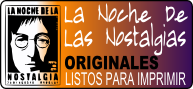 Descarga gratis logotipos para imprimir La noche de las nostalgia